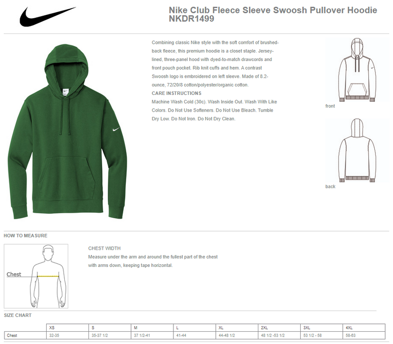 Victor Valley HS Volleyball Basic - Nike Club Fleece Hoodie