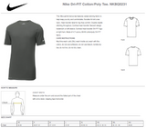 Los Osos HS Football Curve - Mens Nike Cotton Poly Tee