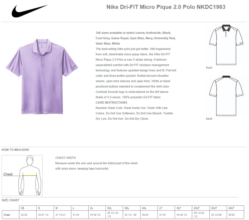 Tucson HS Golf Swoop - Nike Polo