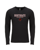 Northgate HS Lacrosse Block - Tri-Blend Long Sleeve