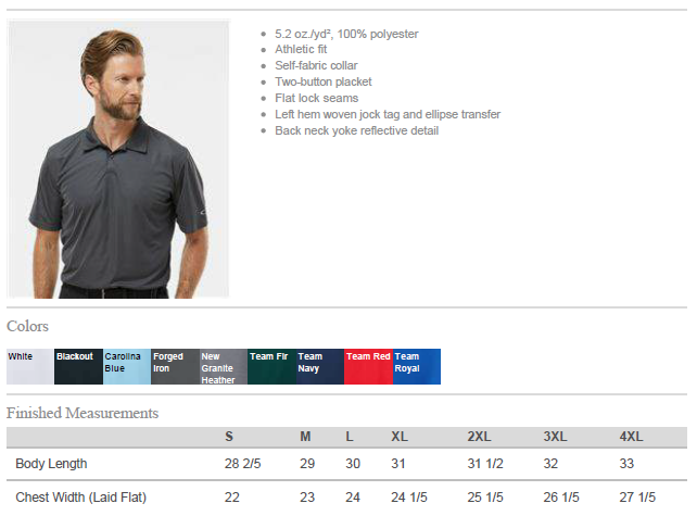 Medina Middle School Football Split - Mens Oakley Polo