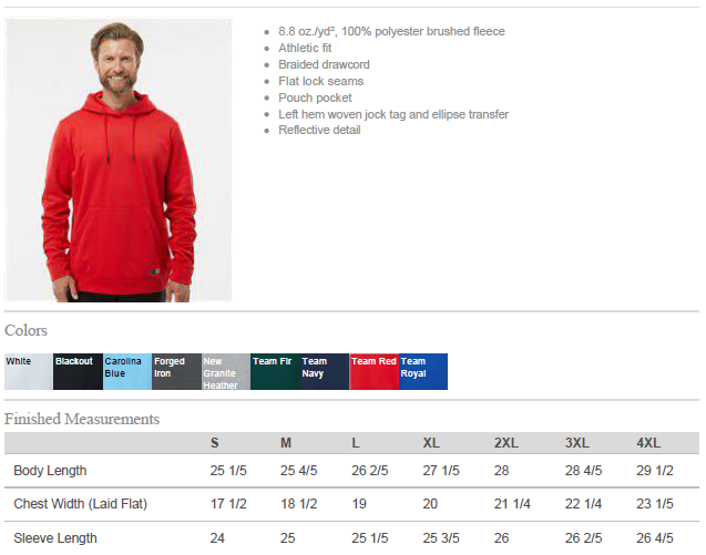 Leuzinger HS Football Laces - Oakley Performance Hoodie