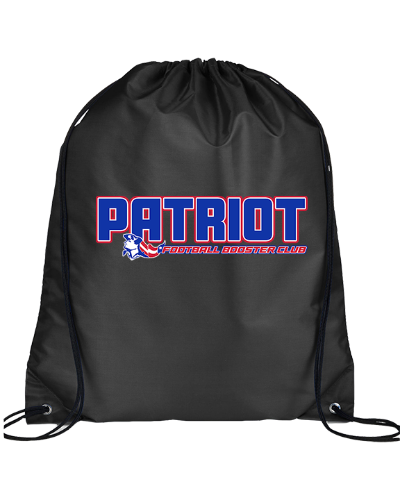 Patriot Football Booster Club Bold - Drawstring Bag