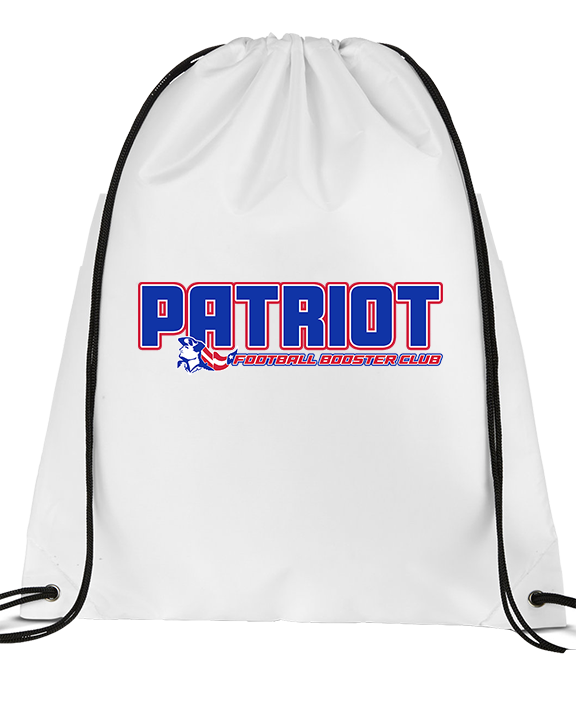 Patriot Football Booster Club Bold - Drawstring Bag