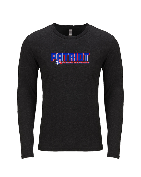 Patriot Football Booster Club Bold - Tri-Blend Long Sleeve