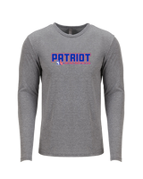 Patriot Football Booster Club Bold - Tri-Blend Long Sleeve