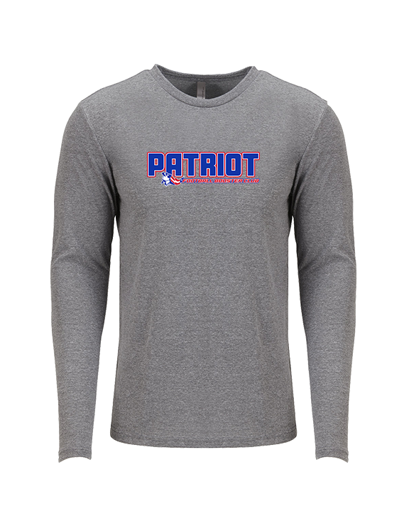 Patriot Football Booster Club Bold - Tri-Blend Long Sleeve