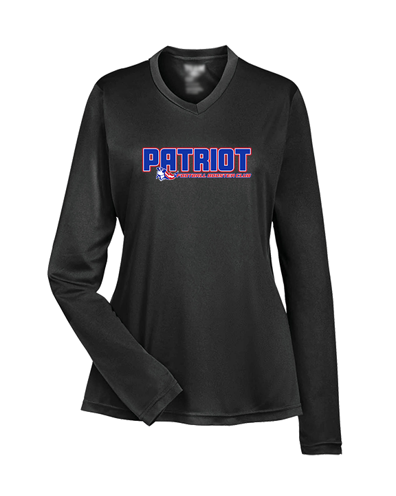 Patriot Football Booster Club Bold - Womens Performance Longsleeve