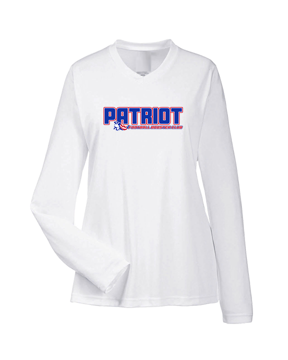 Patriot Football Booster Club Bold - Womens Performance Longsleeve