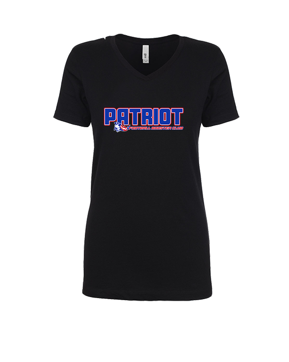 Patriot Football Booster Club Bold - Womens Vneck