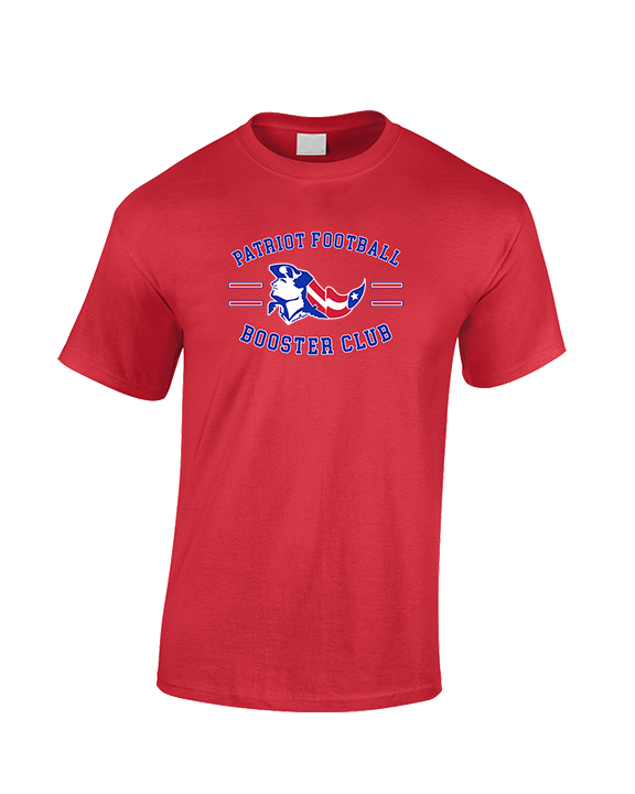 Patriot Football Booster Club Curve - Cotton T-Shirt