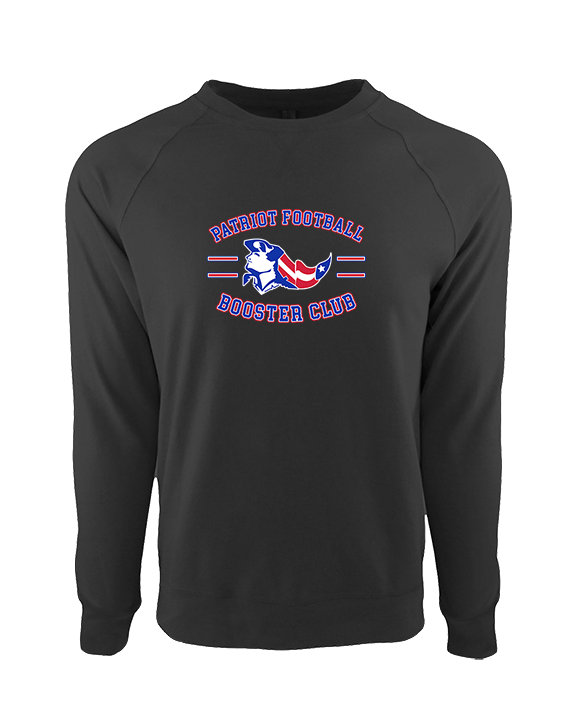 Patriot Football Booster Club Curve - Crewneck Sweatshirt