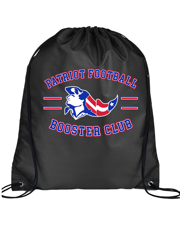 Patriot Football Booster Club Curve - Drawstring Bag