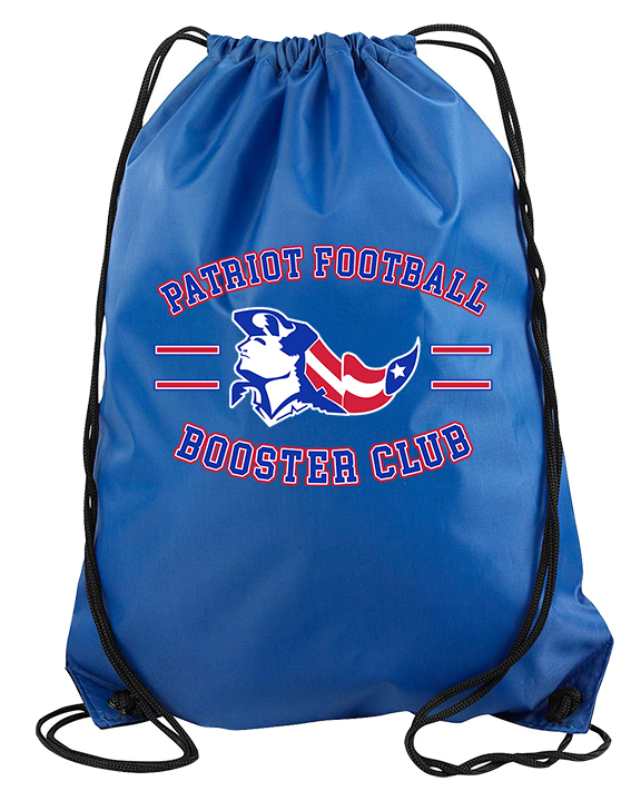 Patriot Football Booster Club Curve - Drawstring Bag