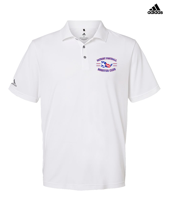 Patriot Football Booster Club Curve - Mens Adidas Polo