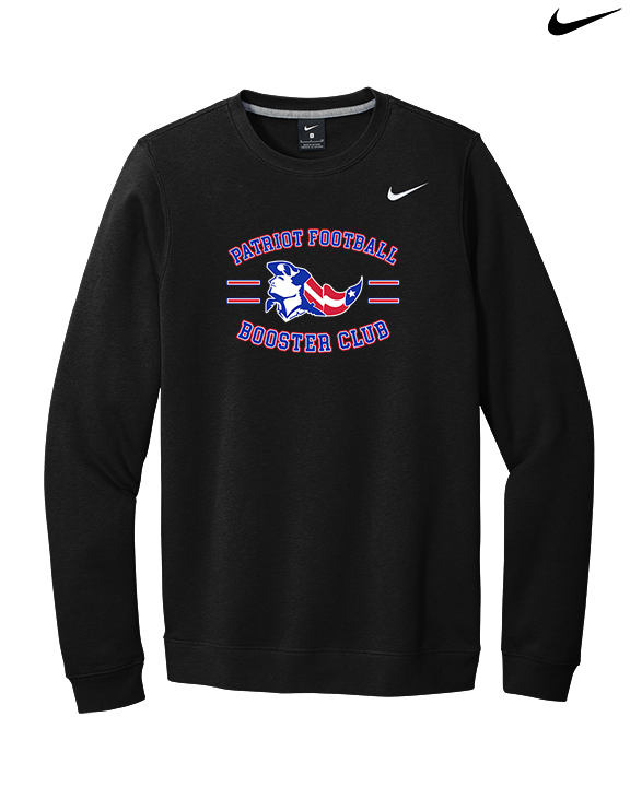 Patriot Football Booster Club Curve - Mens Nike Crewneck