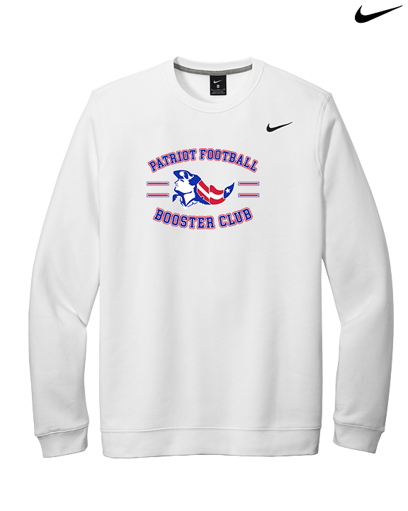 Patriot Football Booster Club Curve - Mens Nike Crewneck