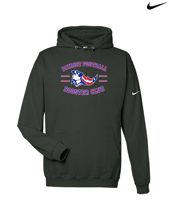 Patriot Football Booster Club Curve - Nike Club Fleece Hoodie