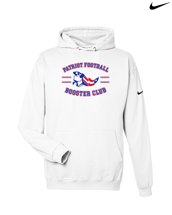 Patriot Football Booster Club Curve - Nike Club Fleece Hoodie