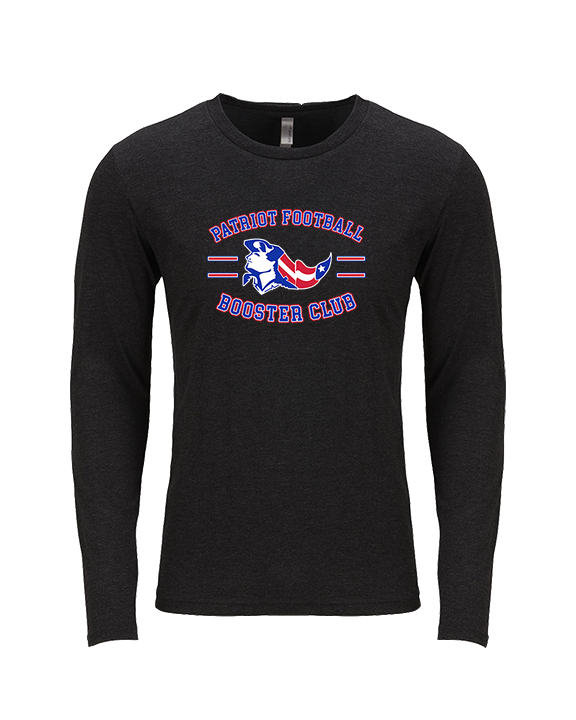 Patriot Football Booster Club Curve - Tri-Blend Long Sleeve