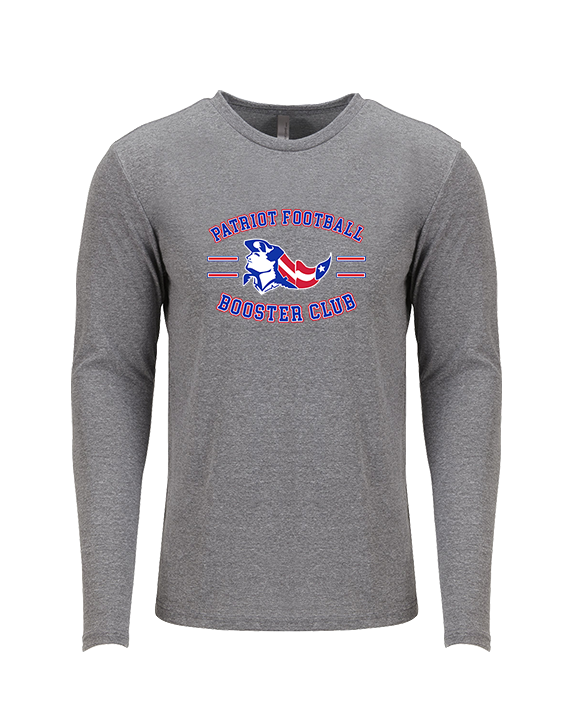 Patriot Football Booster Club Curve - Tri-Blend Long Sleeve