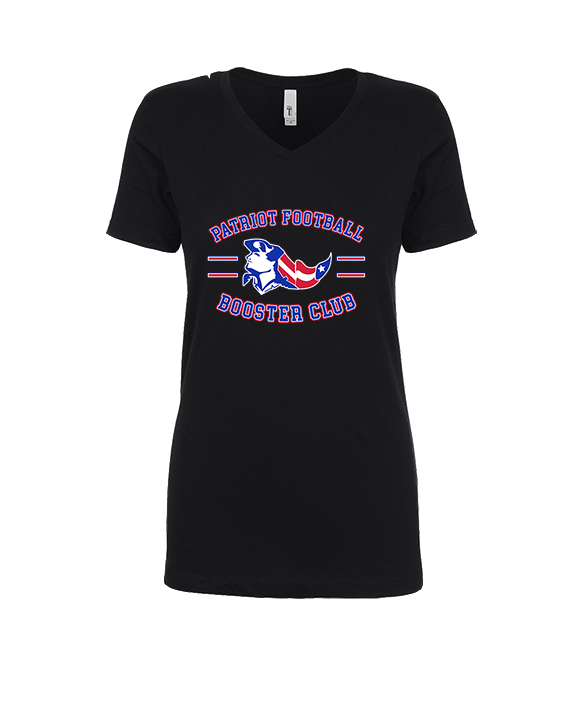 Patriot Football Booster Club Curve - Womens Vneck