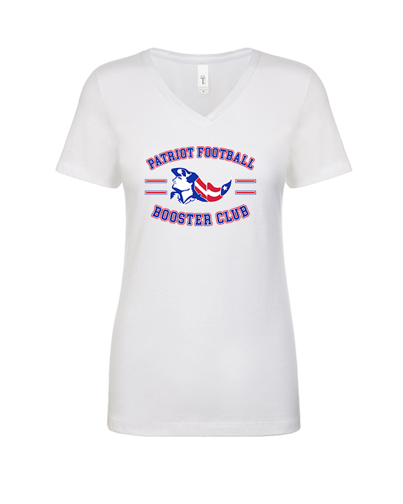 Patriot Football Booster Club Curve - Womens Vneck