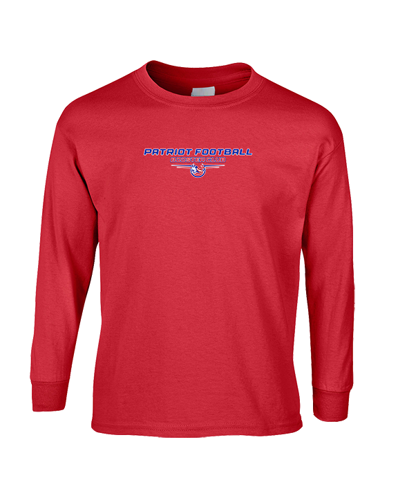 Patriot Football Booster Club Design - Cotton Longsleeve