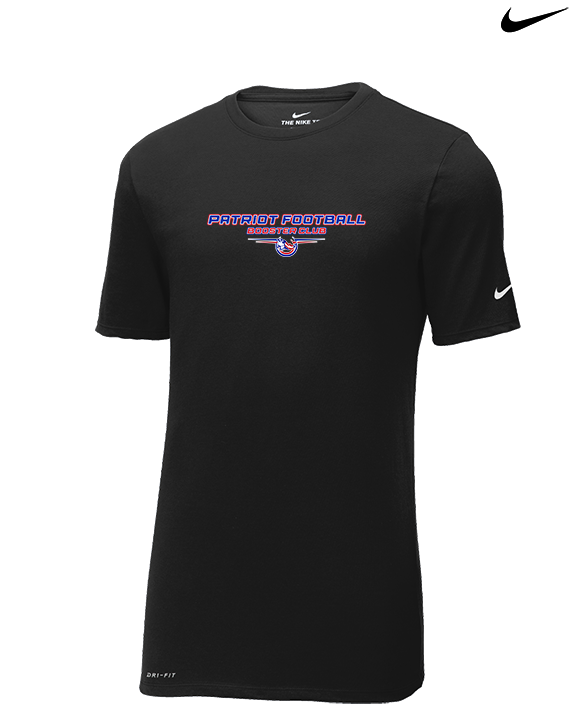 Patriot Football Booster Club Design - Mens Nike Cotton Poly Tee