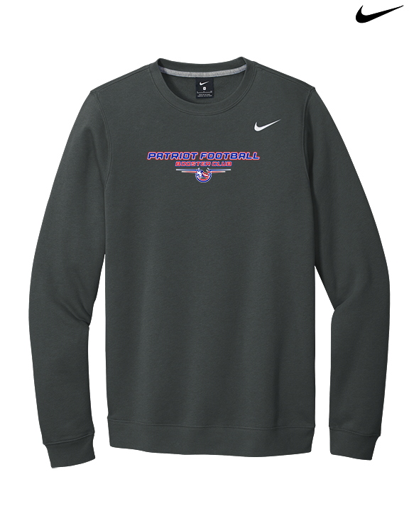 Patriot Football Booster Club Design - Mens Nike Crewneck