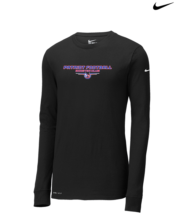 Patriot Football Booster Club Design - Mens Nike Longsleeve