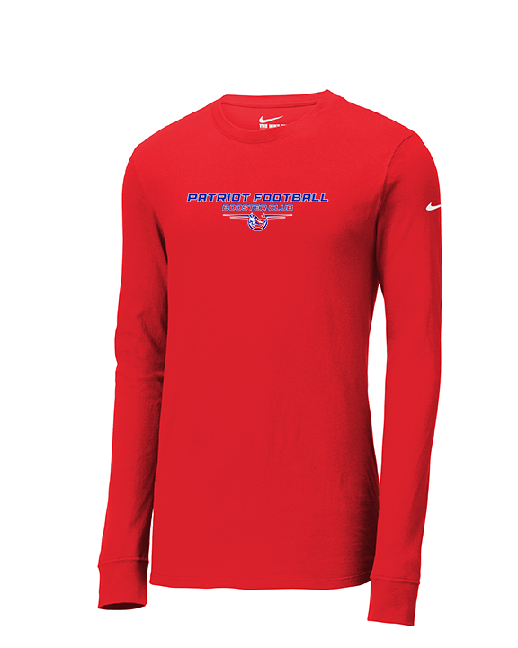 Patriot Football Booster Club Design - Mens Nike Longsleeve