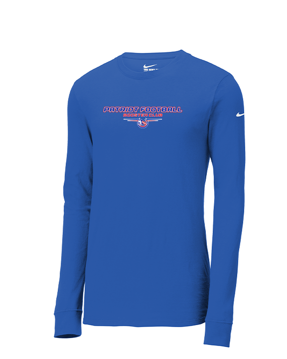 Patriot Football Booster Club Design - Mens Nike Longsleeve