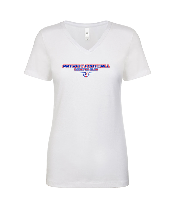 Patriot Football Booster Club Design - Womens Vneck