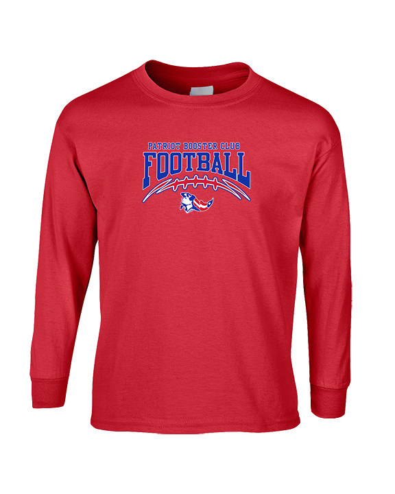 Patriot Football Booster Club Football - Cotton Longsleeve