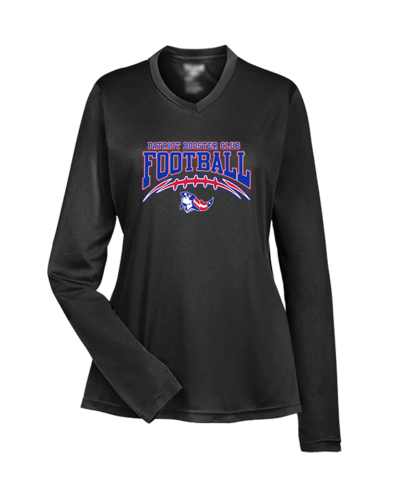 Patriot Football Booster Club Football - Womens Performance Longsleeve