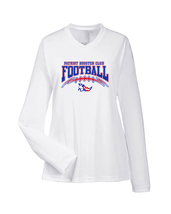 Patriot Football Booster Club Football - Womens Performance Longsleeve