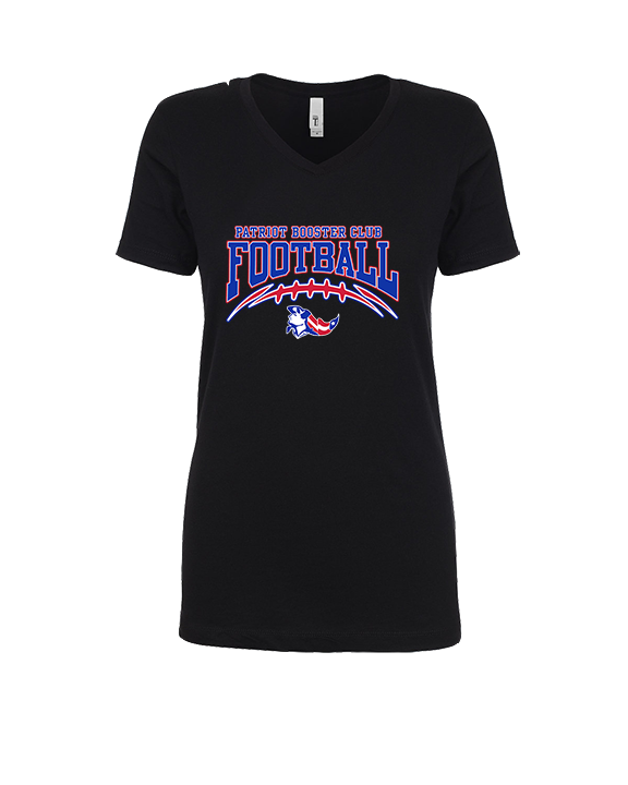 Patriot Football Booster Club Football - Womens Vneck