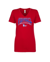 Patriot Football Booster Club Football - Womens Vneck