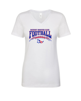 Patriot Football Booster Club Football - Womens Vneck