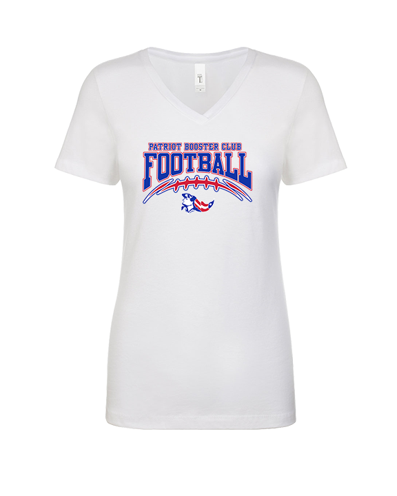 Patriot Football Booster Club Football - Womens Vneck