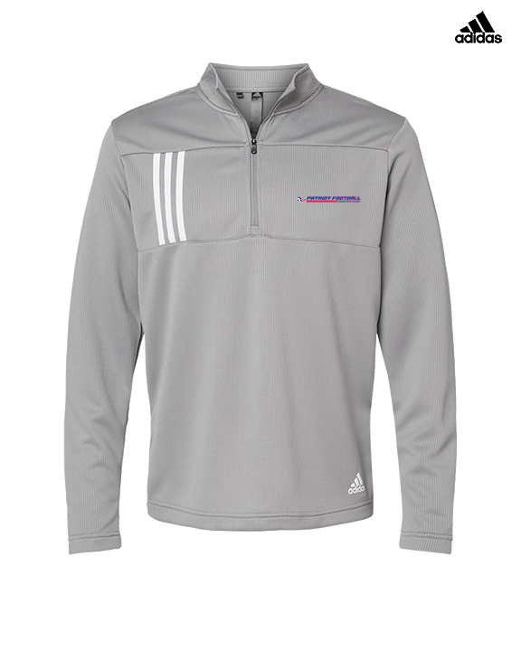 Patriot Football Booster Club Lines - Mens Adidas Quarter Zip