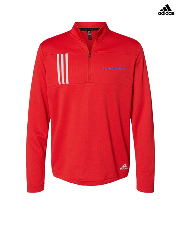 Patriot Football Booster Club Lines - Mens Adidas Quarter Zip