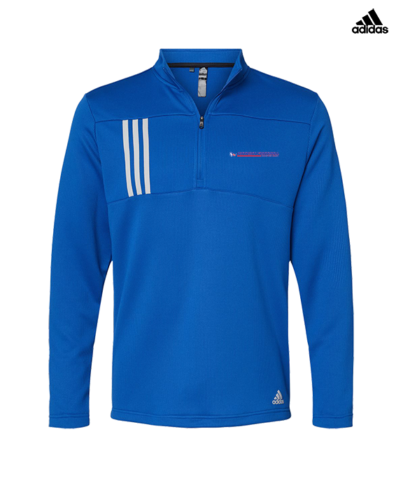 Patriot Football Booster Club Lines - Mens Adidas Quarter Zip