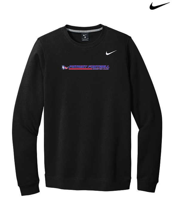 Patriot Football Booster Club Lines - Mens Nike Crewneck