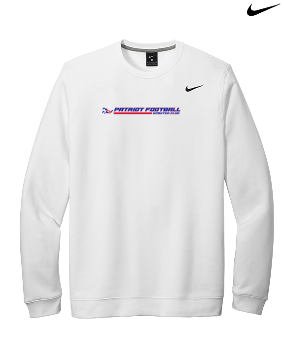 Patriot Football Booster Club Lines - Mens Nike Crewneck