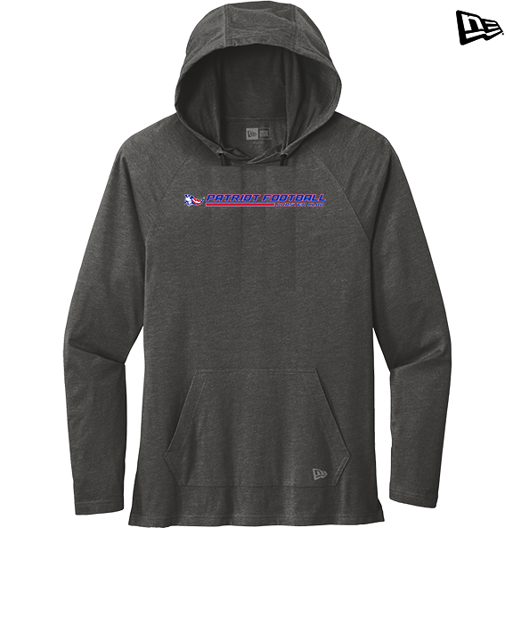 Patriot Football Booster Club Lines - New Era Tri-Blend Hoodie