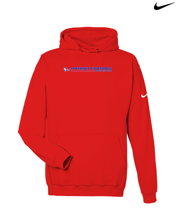 Patriot Football Booster Club Lines - Nike Club Fleece Hoodie