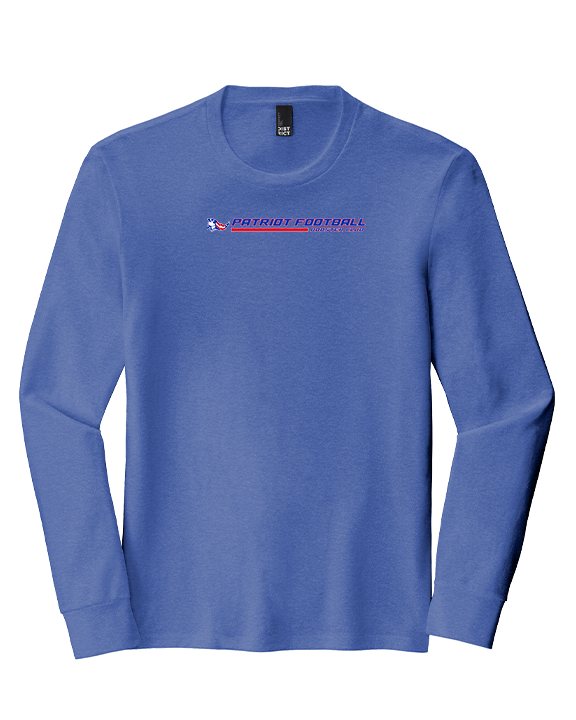 Patriot Football Booster Club Lines - Tri-Blend Long Sleeve