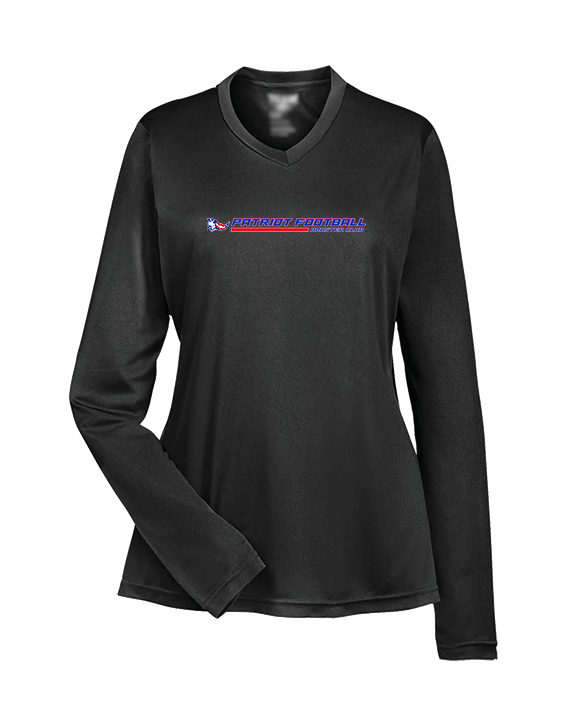 Patriot Football Booster Club Lines - Womens Performance Longsleeve